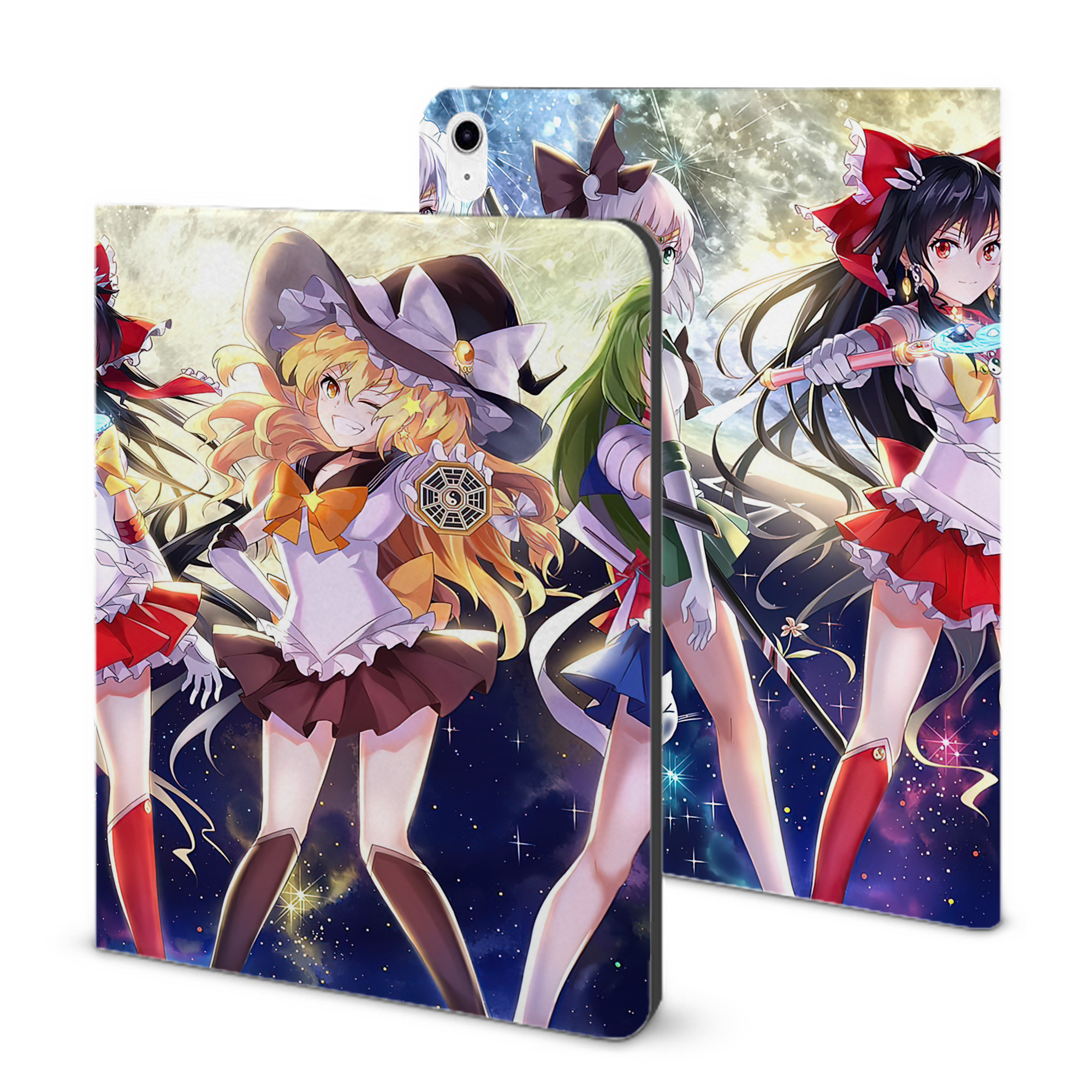 （画像用） 美少女戦士セーラームーン Sailor Moon IPad ケース ブック型 PUレザー TPU 耐衝撃 軽量 薄型 ペン収納なし 全面保護 IPad 各モデル対応